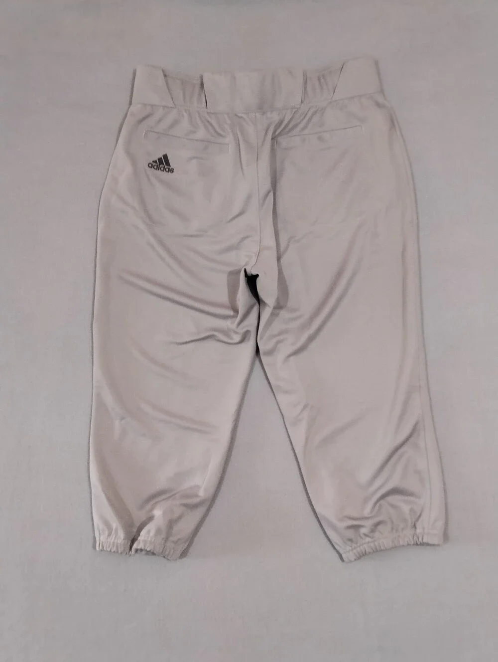 Adidas Mens Icon Pro Knee Length Baseball Pants Size Large GQ9219 Grey Aeroready